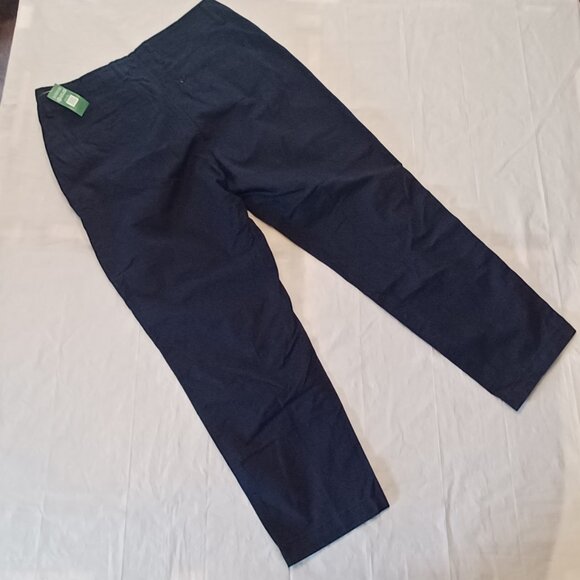 NWT Navy Uniform GAP Factory Mid-Rise Downtown Khakis - Picture 4 of 9